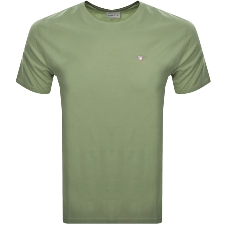 Product Image for Gant Regular Shield T Shirt Green