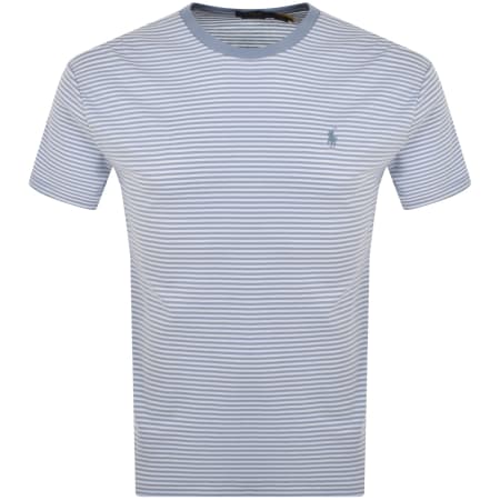 Product Image for Ralph Lauren Classic Fit Stripe T Shirt Blue