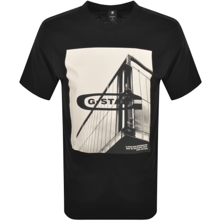 Product Image for G-Star Raw HQ Oldskool Logo T Shirt Black