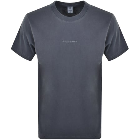 Product Image for G-Star Raw Boxy Logo T Shirt Blue