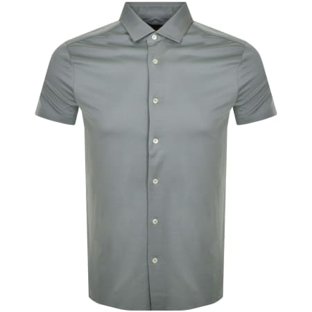 Product Image for Emporio Armani Short Sleeved Shirt Blue