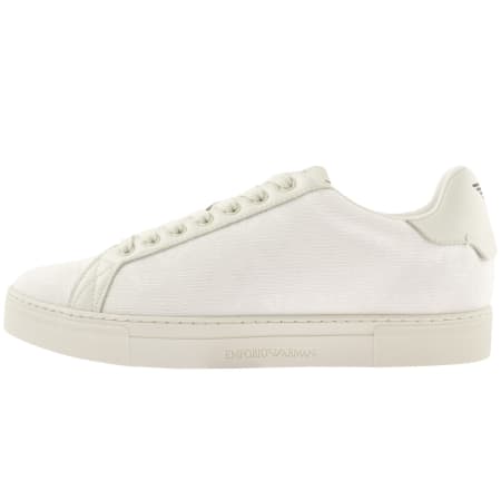 Product Image for Emporio Armani Logo Trainers Off White