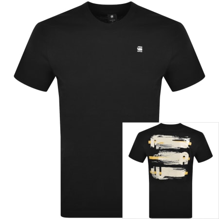 Product Image for G-Star Raw Painted Back T Shirt Black