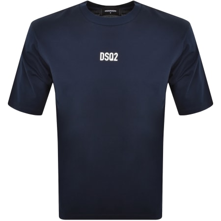 Product Image for DSQUARED2 Logo T Shirt Navy