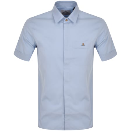 Product Image for Vivienne Westwood Classic Short Sleeved Shirt Blue