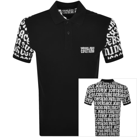 Product Image for Versace Jeans Couture Goth Polo T Shirt Black