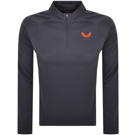 Product Image for Castore Lightweight Quarter Zip Sweatshirt Blue