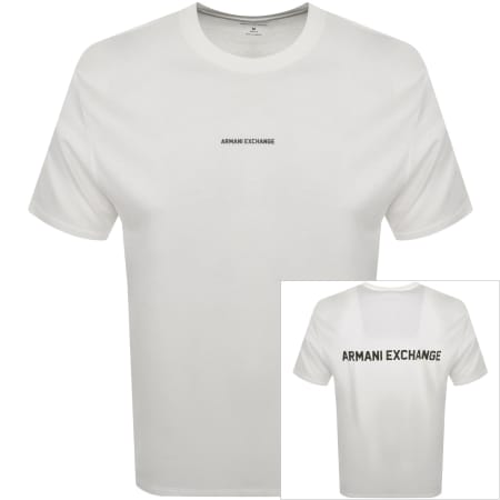Product Image for Armani Exchange Logo T Shirt White