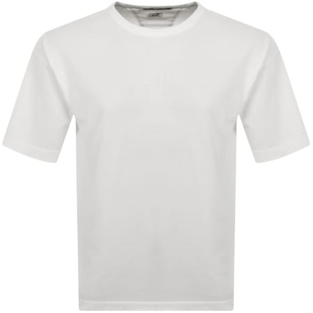 Product Image for CP Company Jersey Logo T Shirt White