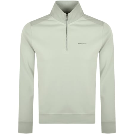Product Image for Belstaff Alloy Quarter Zip Sweatshirt Grey
