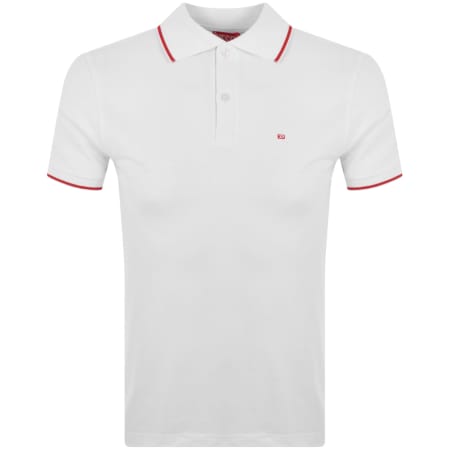 Product Image for Diesel T Ferry Microdiv Polo T Shirt White