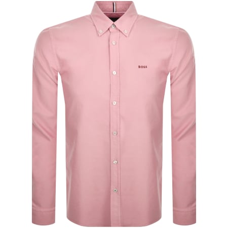 Product Image for BOSS H Roan Long Sleeve Shirt Pink