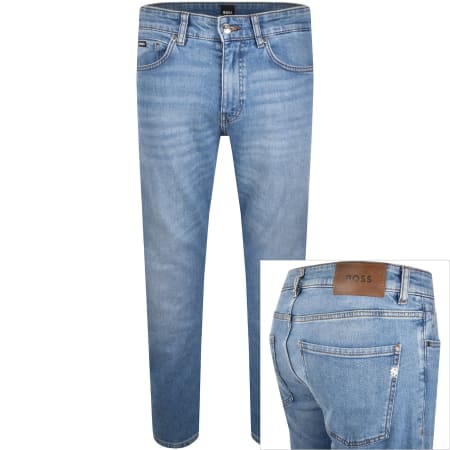 Product Image for BOSS Delaware Slim Fit Jeans Light Wash Blue