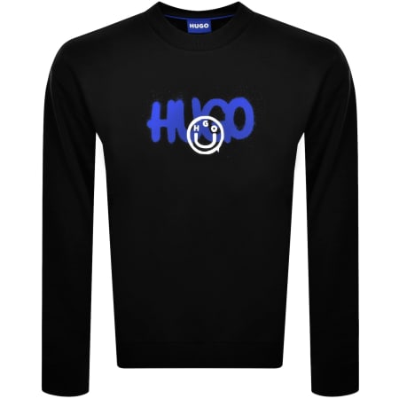 Product Image for HUGO Blue Nimaylong Sweatshirt Black