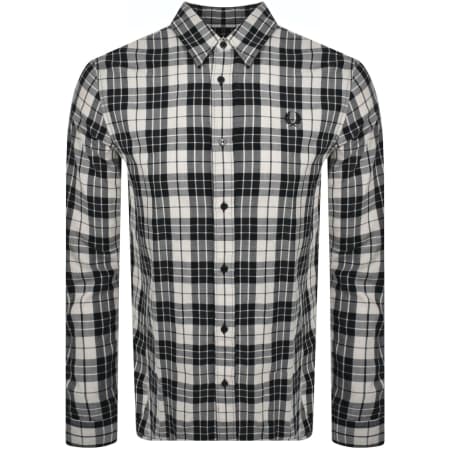 Product Image for Fred Perry Long Sleeved Twill Shirt Beige