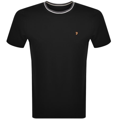 Product Image for Farah Vintage Alvin Tipped T Shirt Black