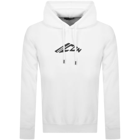 Product Image for DSQUARED2 Logo Pullover Hoodie White