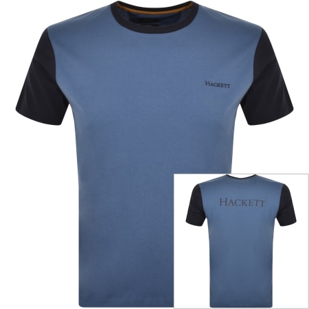 Product Image for Hackett Heritage Multi Classic Fit T Shirt Blue