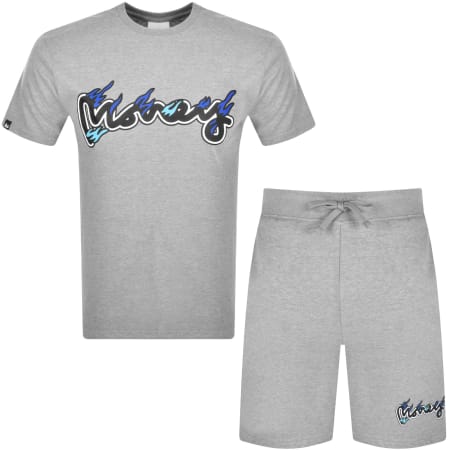 Product Image for Money Flame Signature Shorts Tracksuit Grey