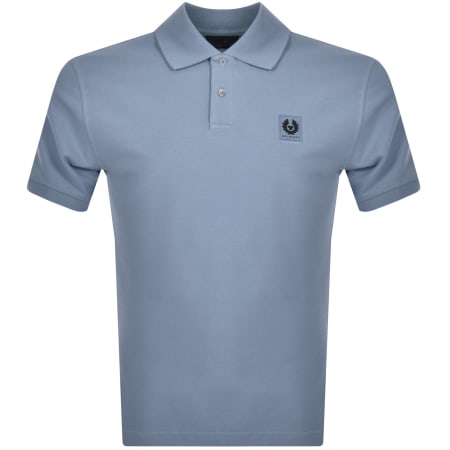 Product Image for Belstaff Logo Polo T Shirt Blue