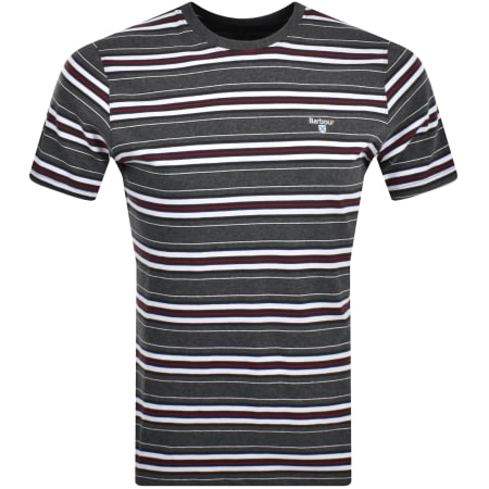 Product Image for Barbour Boldron Stripe T Shirt Grey