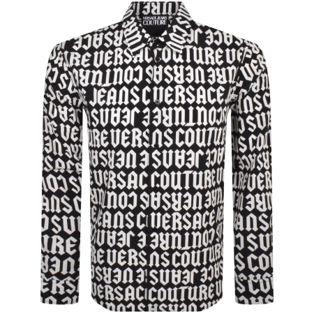 Product Image for Versace Jeans Couture Monogram Shirt Black