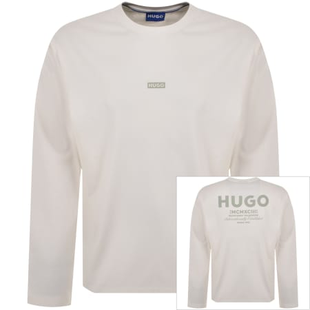 Product Image for HUGO Blue Nichaboso T Shirt White