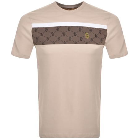 Product Image for Luke 1977 Lions Den Overprint T Shirt Beige