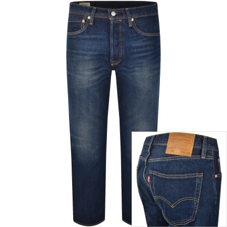 Product Image for Levis 501 Original Fit Jeans Dark Wash Blue