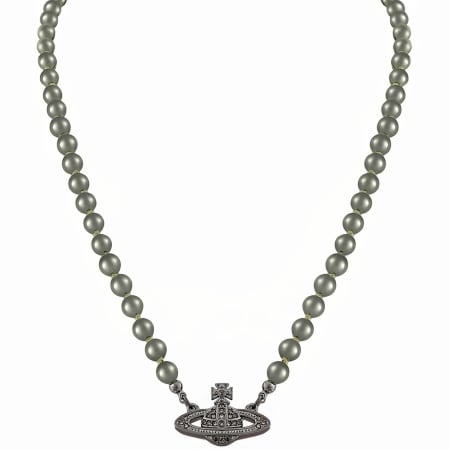 Product Image for Vivienne Westwood Relief Pearl Necklace Silver