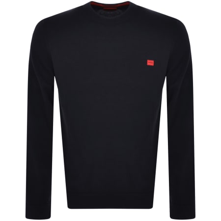 Product Image for HUGO San Cassius Knit Jumper Navy
