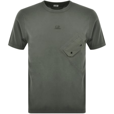 Product Image for CP Company Jersey Logo T Shirt Grey
