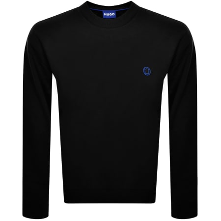 Product Image for HUGO Blue Ninnyo Sweatshirt Black