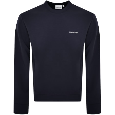 Product Image for Calvin Klein Micro Logo Repreve Sweatshirt Navy