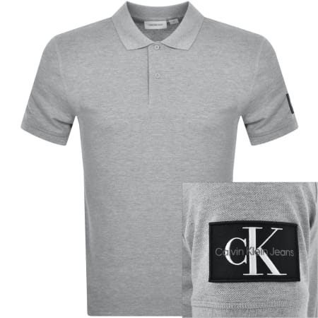 Product Image for Calvin Klein Jeans Badge Polo T Shirt Grey