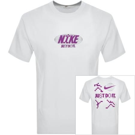 Product Image for Nike Crew Neck Logo T Shirt White