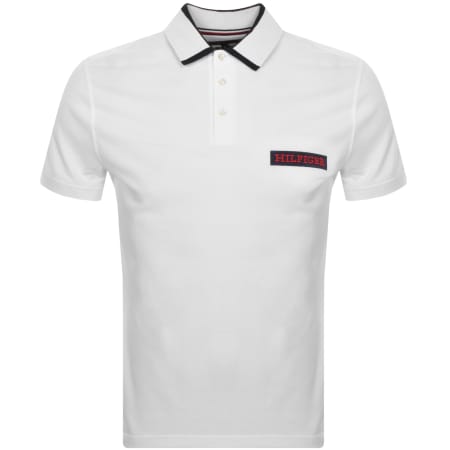 Product Image for Tommy Hilfiger Embroidered Polo T Shirt White