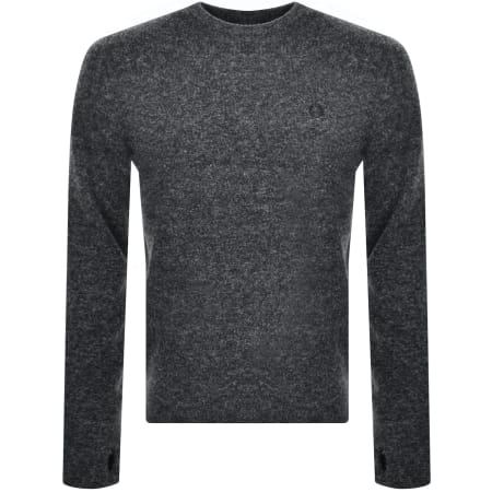 Product Image for Fred Perry Boucle Knit Jumper Navy