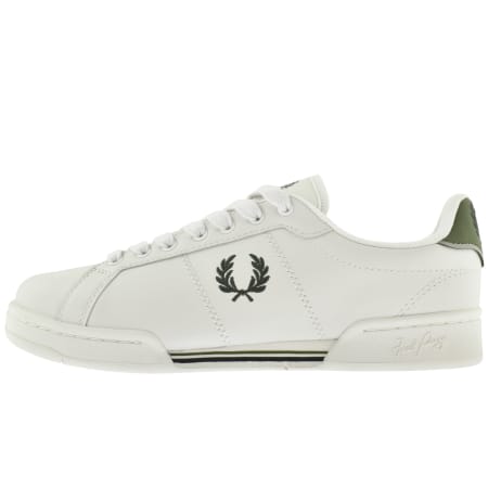 Product Image for Fred Perry B722 Leather Trainers Off White