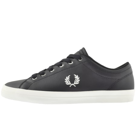 Product Image for Fred Perry Baseline Leather Trainers Navy