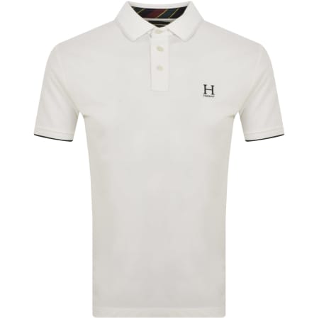 Product Image for Hackett Heritage H Logo Polo T Shirt White