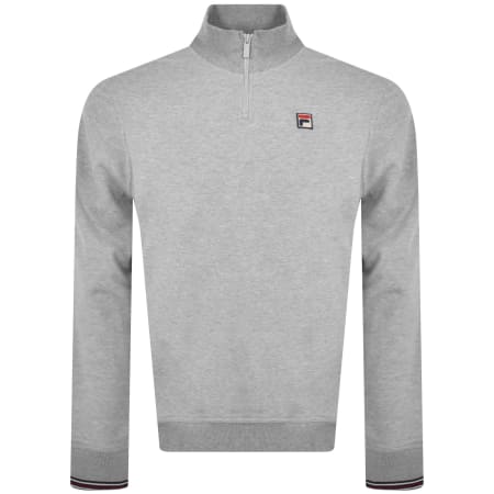 Product Image for Fila Vintage Ramy Quarter Zip Sweatshirt Grey