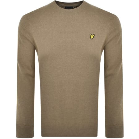 Product Image for Lyle And Scott Cotton Merino Jumper Green