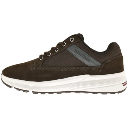 Product Image for Tommy Hilfiger Nubuck Mix Hybrid Trainers Brown