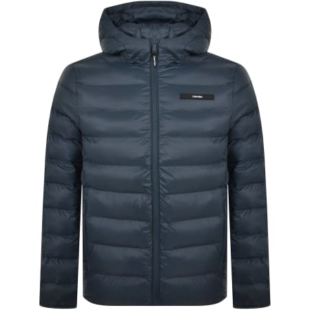 Product Image for Calvin Klein Hooded Puffer Jacket Blue