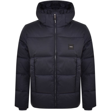 Product Image for Calvin Klein Hooded Puffer Jacket Navy