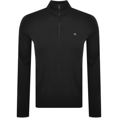 Product Image for Calvin Klein Quarter Zip Jumper Black