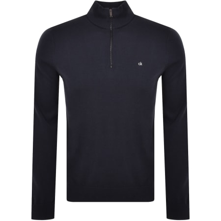 Product Image for Calvin Klein Quarter Zip Jumper Navy
