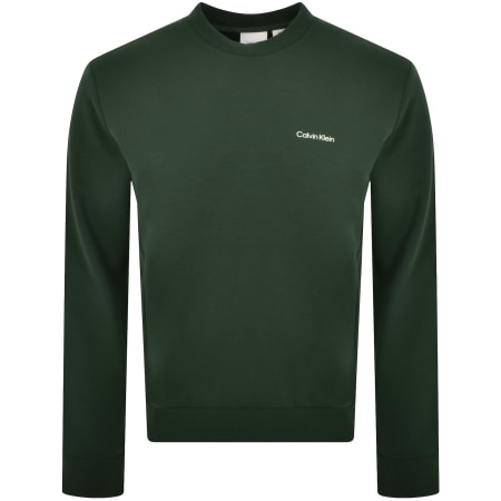 Product Image for Calvin Klein Micro Logo Repreve Sweatshirt Green
