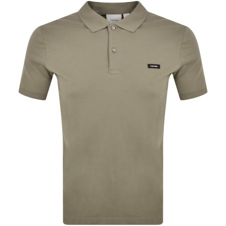 Product Image for Calvin Klein Slim Fit Polo T Shirt Brown
